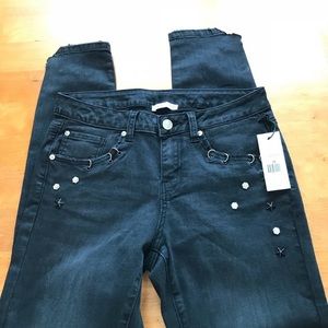 Dex metal studded jeans